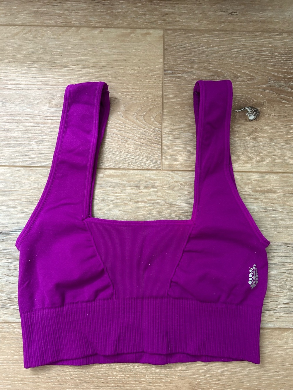 Free People Movement Women’s Seamless Sports Bra — Magenta